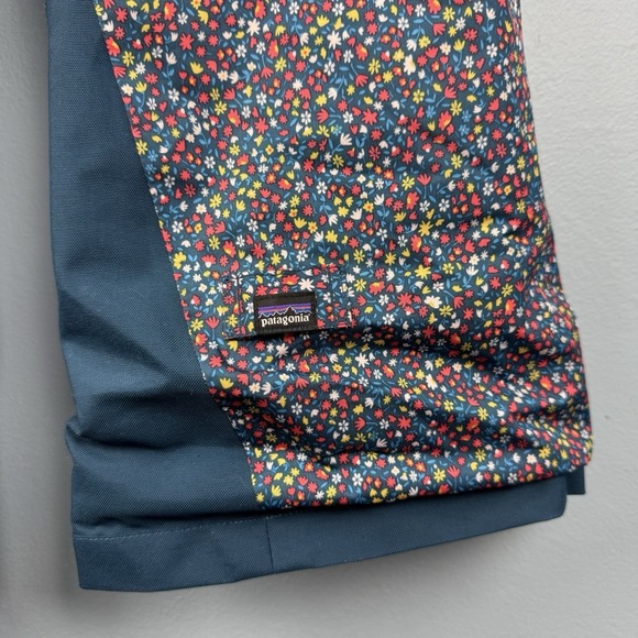 Patagonia Snowbelle Girls XL 14 Floral Colorful Insulated Snowboard Ski Pants - Picture 3 of 8